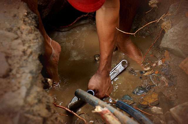 blocked drain